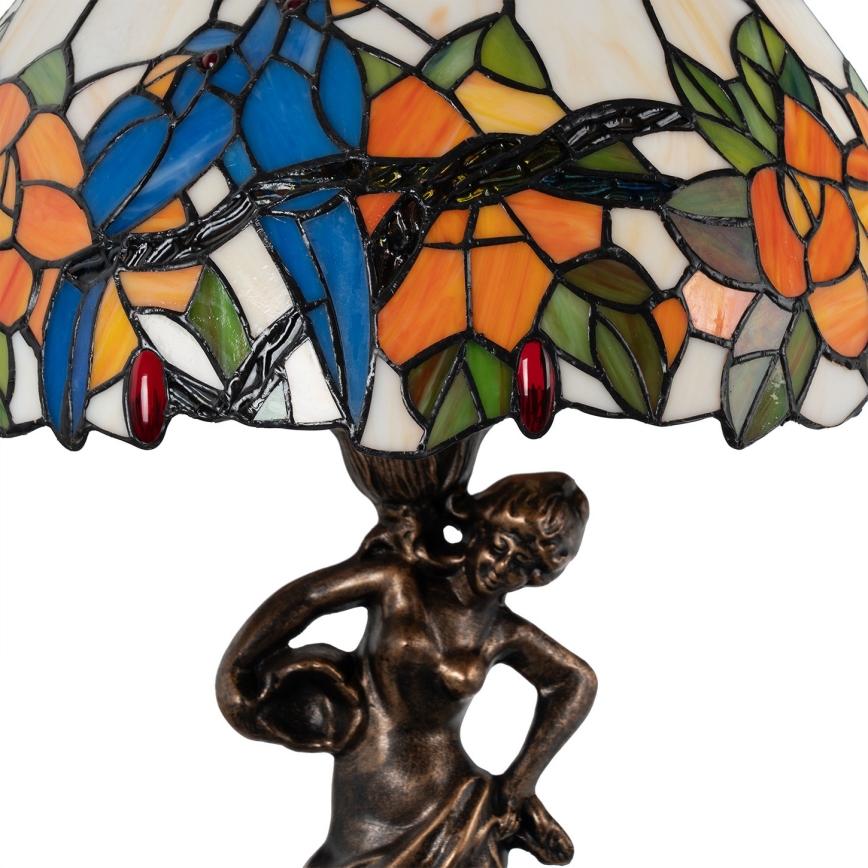 Brilagi - Επιτραπέζιο φωτιστικό Tiffany βιτρώ JUNGLE 1xE27/60W/230V