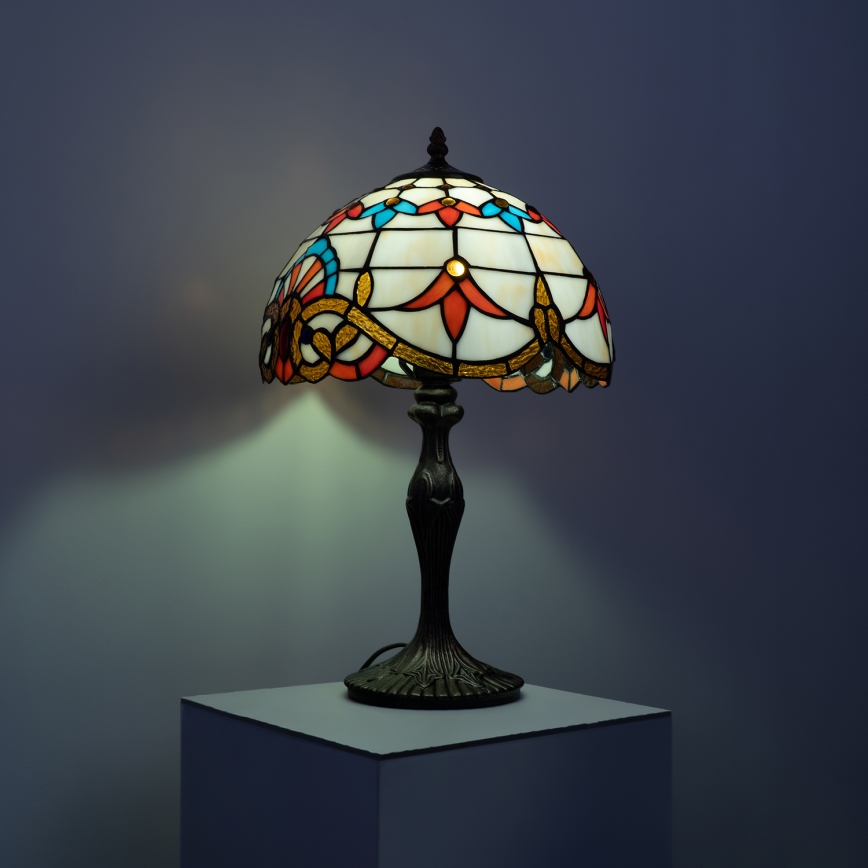 Brilagi - Επιτραπέζιο φωτιστικό Tiffany βιτρώ MIRABELLA 1xE27/60W/230V
