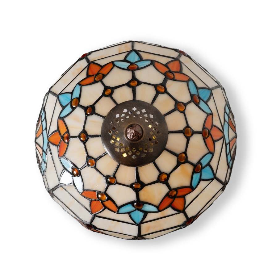 Brilagi - Επιτραπέζιο φωτιστικό Tiffany βιτρώ MIRABELLA 1xE27/60W/230V