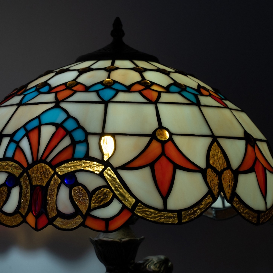 Brilagi - Επιτραπέζιο φωτιστικό Tiffany βιτρώ MIRABELLA 1xE27/60W/230V