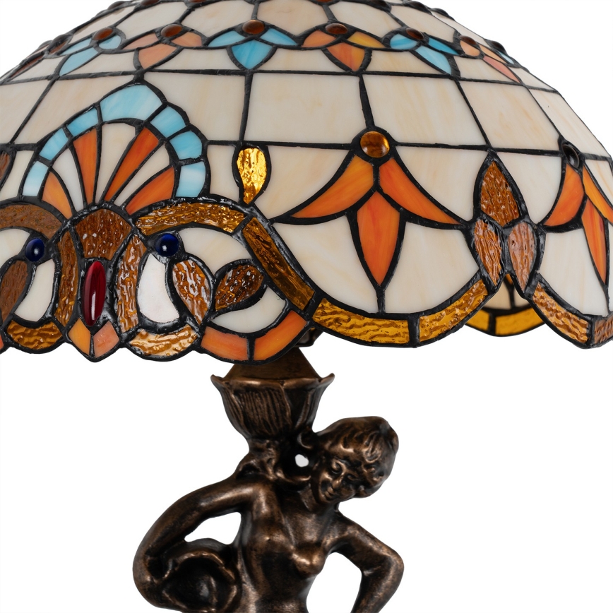 Brilagi - Επιτραπέζιο φωτιστικό Tiffany βιτρώ MIRABELLA 1xE27/60W/230V