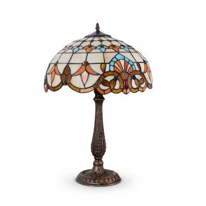 Brilagi - Επιτραπέζιο φωτιστικό Tiffany βιτρώ MIRABELLA 2xE27/60W/230V