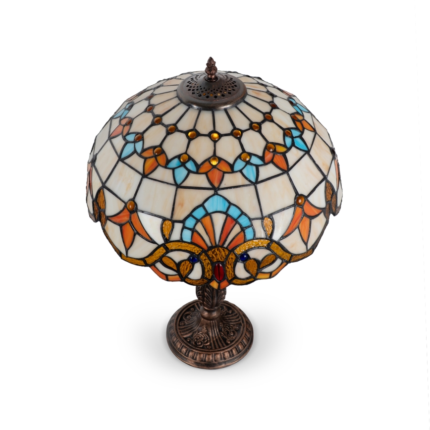 Brilagi - Επιτραπέζιο φωτιστικό Tiffany βιτρώ MIRABELLA 2xE27/60W/230V