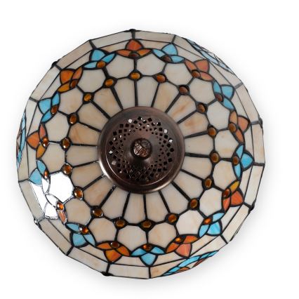 Brilagi - Επιτραπέζιο φωτιστικό Tiffany βιτρώ MIRABELLA 2xE27/60W/230V