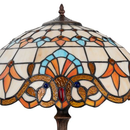 Brilagi - Επιτραπέζιο φωτιστικό Tiffany βιτρώ MIRABELLA 2xE27/60W/230V