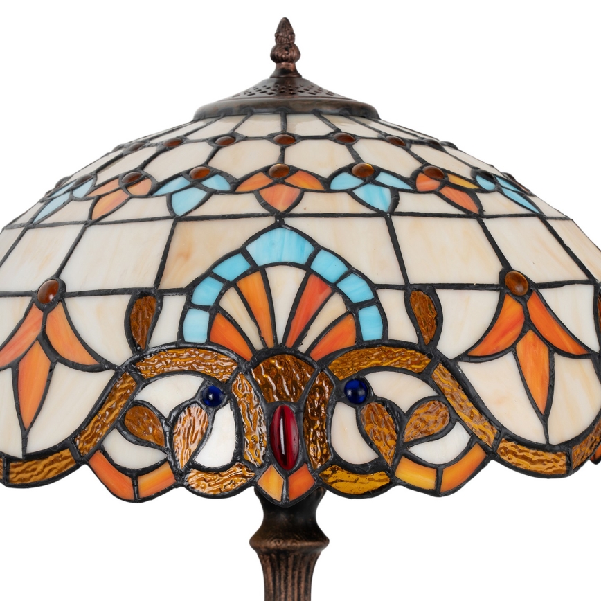 Brilagi - Επιτραπέζιο φωτιστικό Tiffany βιτρώ MIRABELLA 2xE27/60W/230V