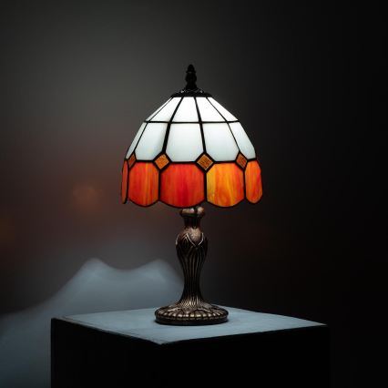 Brilagi - Επιτραπέζιο φωτιστικό Tiffany βιτρώ SIENNA 1xE27/60W/230V