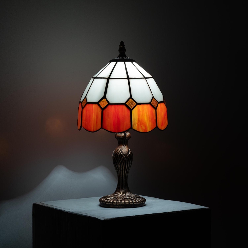 Brilagi - Επιτραπέζιο φωτιστικό Tiffany βιτρώ SIENNA 1xE27/60W/230V