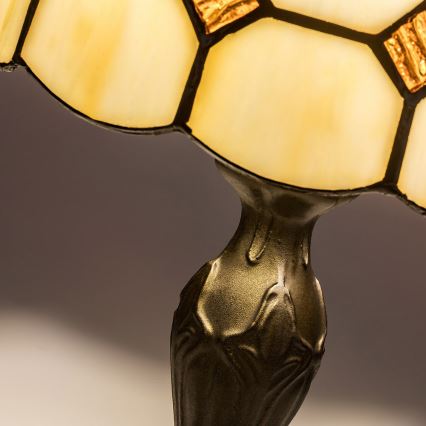 Brilagi - Επιτραπέζιο φωτιστικό Tiffany βιτρό DORAN 1xE14/40W/230V