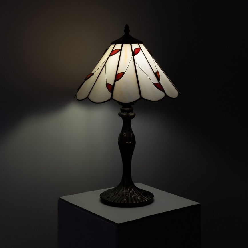 Brilagi - Επιτραπέζιο φωτιστικό Tiffany βιτρό FOLIA 1xE27/60W/230V