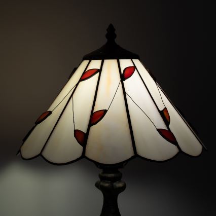 Brilagi - Επιτραπέζιο φωτιστικό Tiffany βιτρό FOLIA 1xE27/60W/230V