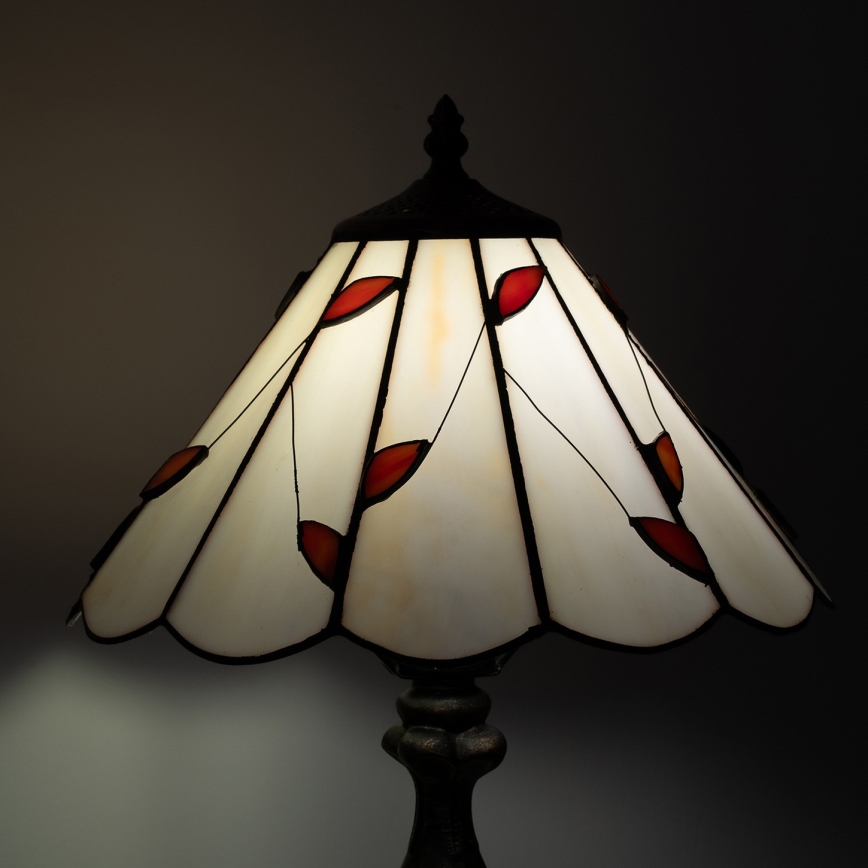 Brilagi - Επιτραπέζιο φωτιστικό Tiffany βιτρό FOLIA 1xE27/60W/230V