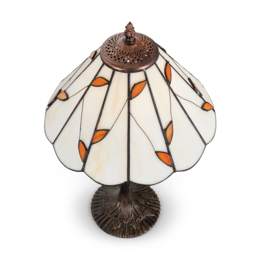 Brilagi - Επιτραπέζιο φωτιστικό Tiffany βιτρό FOLIA 1xE27/60W/230V