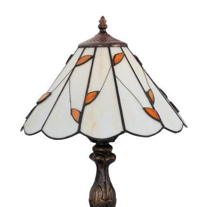 Brilagi - Επιτραπέζιο φωτιστικό Tiffany βιτρό FOLIA 1xE27/60W/230V