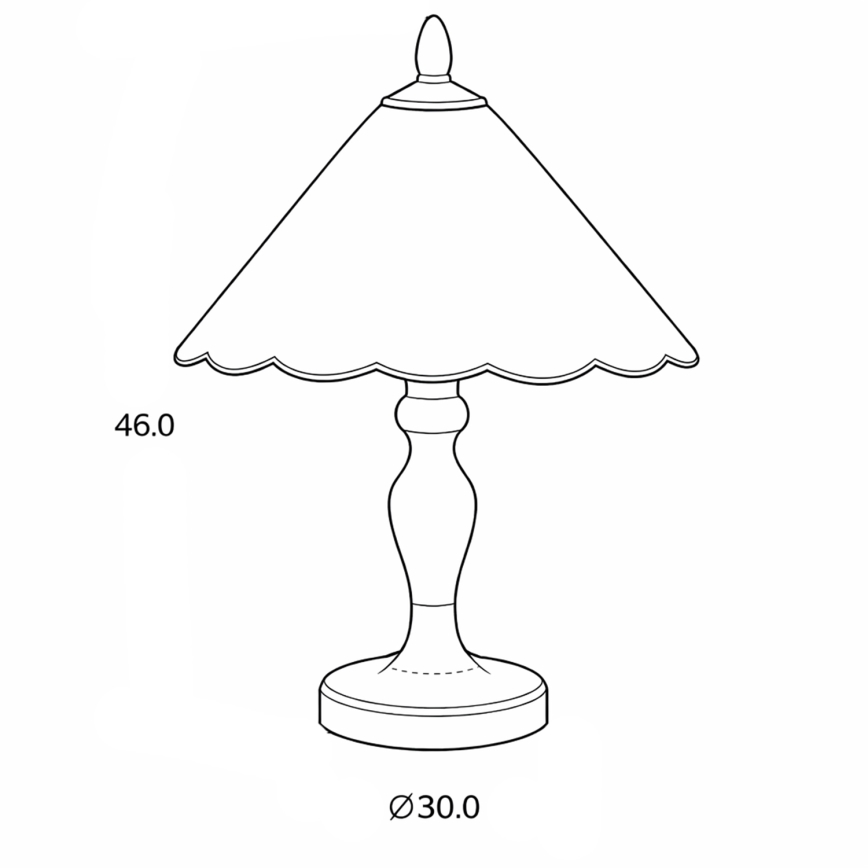 Brilagi - Επιτραπέζιο φωτιστικό Tiffany βιτρό FOLIA 1xE27/60W/230V