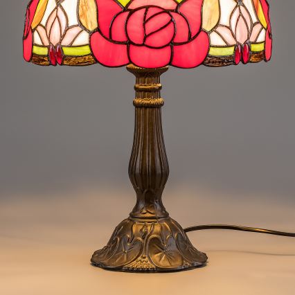Brilagi - Επιτραπέζιο φωτιστικό Tiffany με βιτρώ GARLAN 1xE27/40W/230V