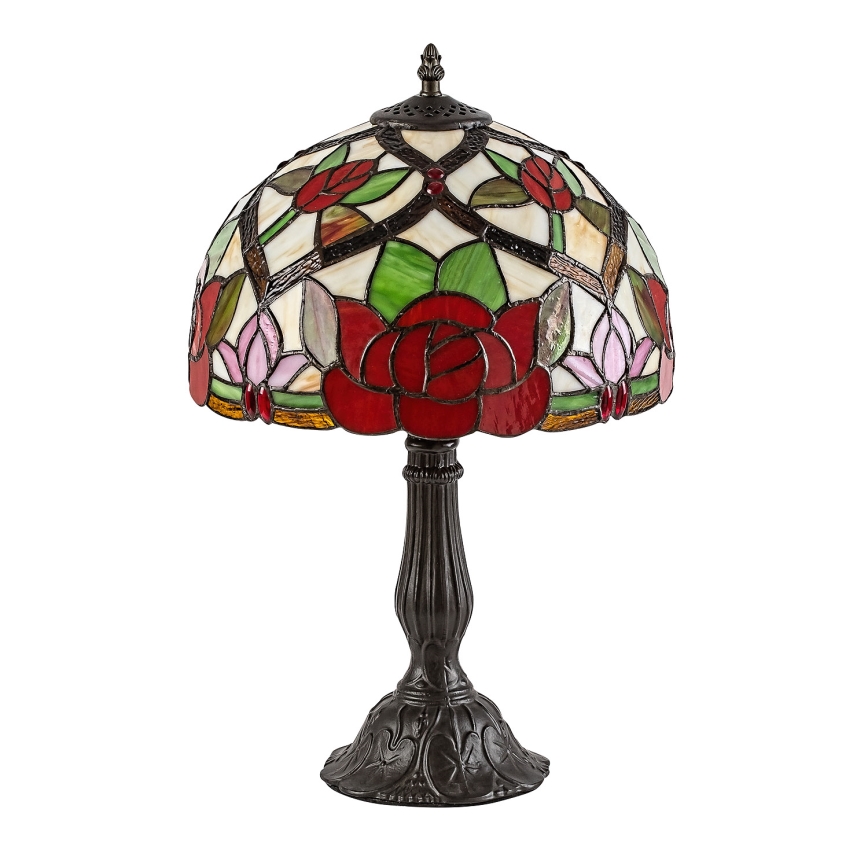 Brilagi - Επιτραπέζιο φωτιστικό Tiffany με βιτρώ GARLAN 1xE27/40W/230V