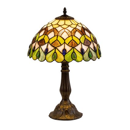 Brilagi - Επιτραπέζιο φωτιστικό Tiffany με βιτρώ MARGARET 1xE27/40W/230V