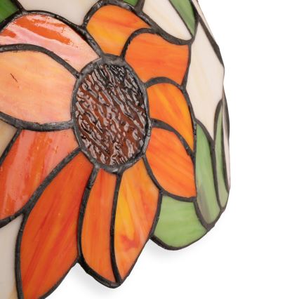 Brilagi - Επιτραπέζιο φωτιστικό Tiffany με βιτρώ SUNFLOWER 1xE27/60W/230V