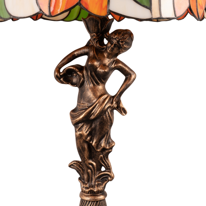 Brilagi - Επιτραπέζιο φωτιστικό Tiffany με βιτρώ SUNFLOWER 1xE27/60W/230V