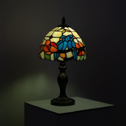 Brilagi - Επιτραπέζιο φωτιστικό Tiffany με βιτρό JUNGLE 1xE27/60W/230V
