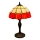 Brilagi - Επιτραπέζιο φωτιστικό Tiffany με βιτρό SIENNA 1xE27/60W/230V