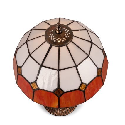 Brilagi - Επιτραπέζιο φωτιστικό Tiffany με βιτρό SIENNA 1xE27/60W/230V