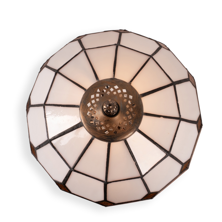 Brilagi - Επιτραπέζιο φωτιστικό Tiffany με βιτρό SIENNA 1xE27/60W/230V