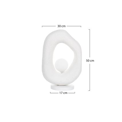 Brilagi - Επιτραπέζιο φωτιστικό WABI SABI 1xG9/8W/230V λευκό