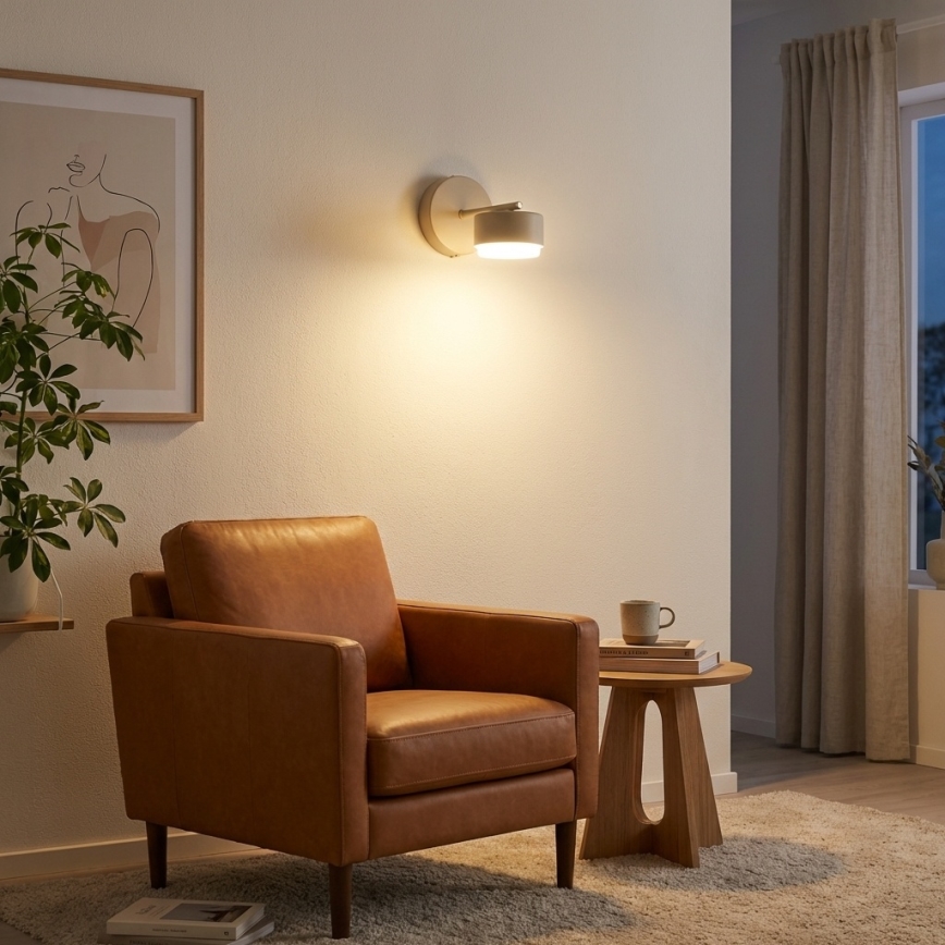 Brilagi - Επιτοίχιο φωτιστικό 1xGX53/12W/230V μπεζ