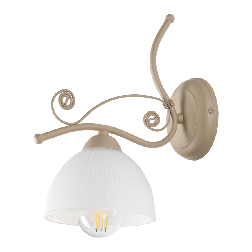 Brilagi - Επιτοίχιο φωτιστικό ANTICO MODERN 1xE27/60W/230V μπεζ