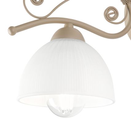 Brilagi - Επιτοίχιο φωτιστικό ANTICO MODERN 1xE27/60W/230V μπεζ