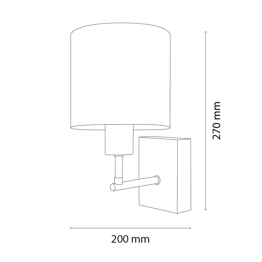 Brilagi - Παιδικό φωτιστικό τοίχου BOBO WOOD 1xE27/25W/230V βελανιδιά/μαύρο/λευκό/ζωάκια