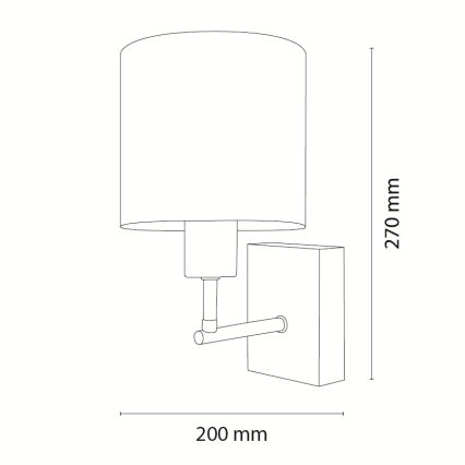 Brilagi - Παιδική επιτοίχια απλίκα BOBO WOOD 1xE27/25W/230V δρυς/μαύρο/λευκό/μπλε/με αρκουδάκια