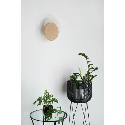 Brilagi - Επιτοίχιο φωτιστικό CIRCLES 1xE27/15W/230V 35x32 εκ. μπεζ/κρεμ