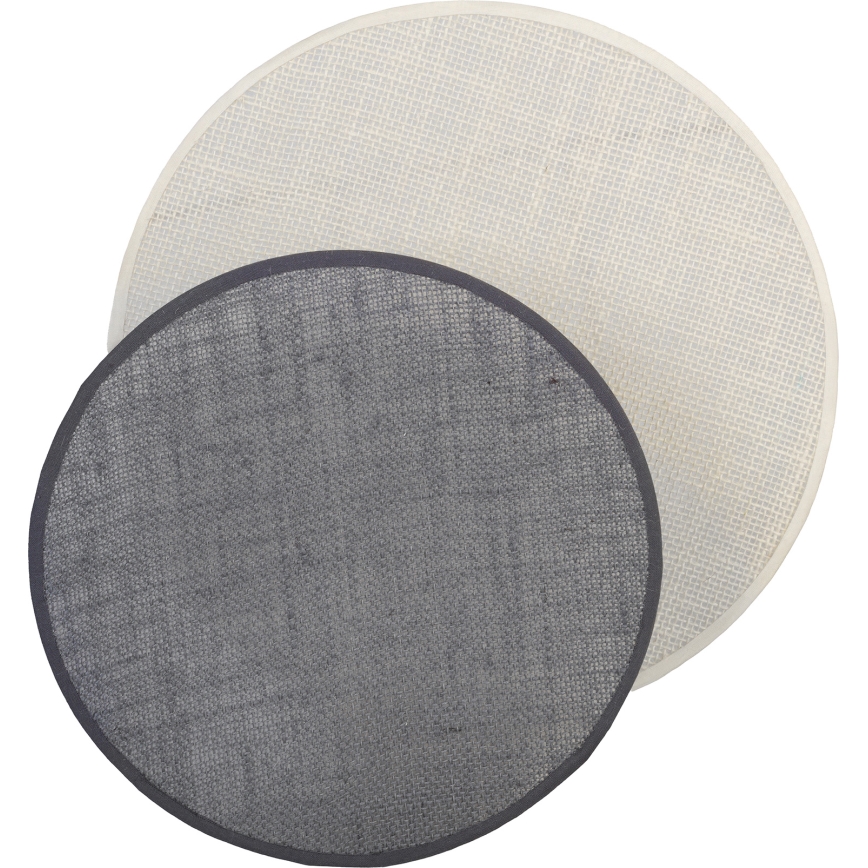 Brilagi - Επιτοίχιο φωτιστικό CIRCLES 1xE27/60W/230V Ø 35 cm κρεμ/γκρι