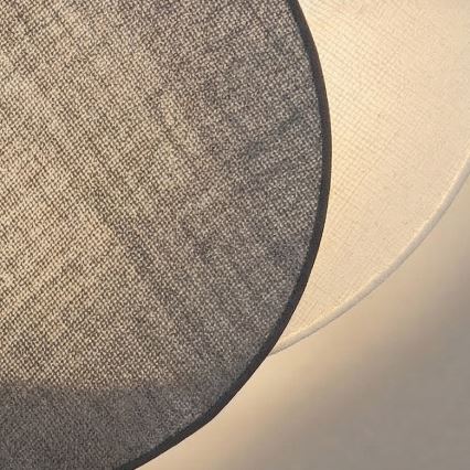 Brilagi - Επιτοίχιο φωτιστικό CIRCLES 1xE27/60W/230V Ø 35 cm κρεμ/γκρι