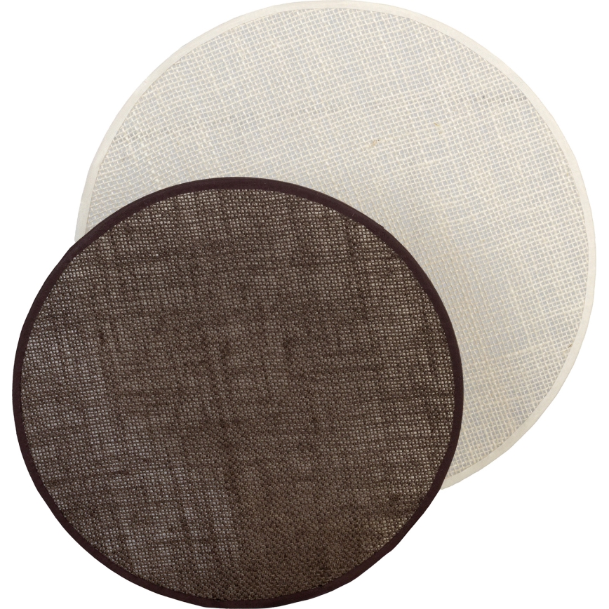 Brilagi - Επιτοίχιο φωτιστικό CIRCLES 1xE27/60W/230V Ø 35 εκ. κρεμ/καφέ