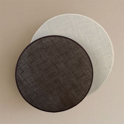 Brilagi - Επιτοίχιο φωτιστικό CIRCLES 1xE27/60W/230V Ø 45 cm κρεμ/καφέ