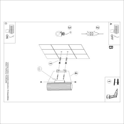 Brilagi - Επιτοίχιο φωτιστικό CRESTO 2xGU10/10W/230V 20 cm κόκκινο