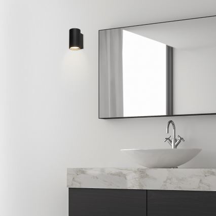 Brilagi - Επιτοίχιο φωτιστικό CRISPINA 1xGU10/10W/230V 10 cm μαύρο