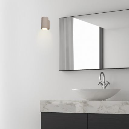 Brilagi - Επιτοίχιο φωτιστικό CRISPINA 1xGU10/10W/230V 10 cm μπεζ