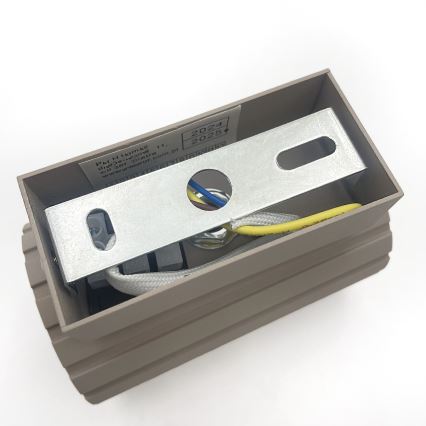 Brilagi - Επιτοίχιο φωτιστικό CRISPINA 1xGU10/10W/230V 10 cm μπεζ