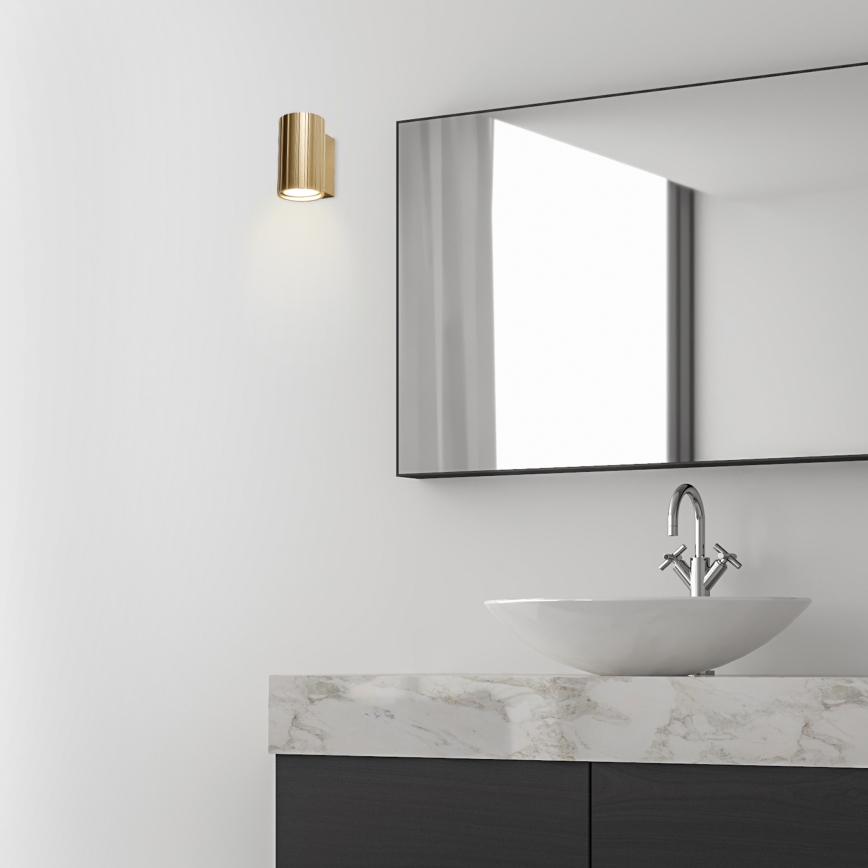 Brilagi - Επιτοίχιο φωτιστικό CRISPINA 1xGU10/10W/230V 10 cm χρυσό