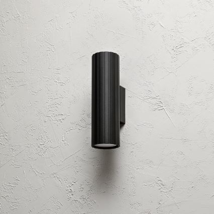 Brilagi - Επιτοίχιο φωτιστικό CRISPINA 2xGU10/10W/230V 20 cm μαύρο