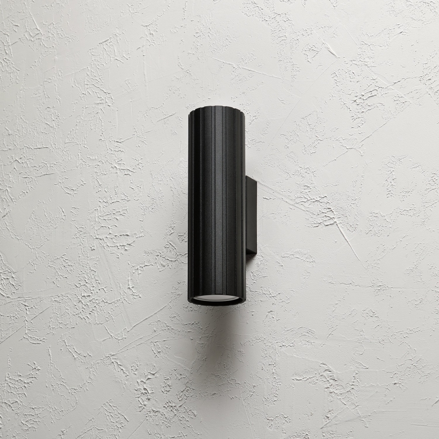 Brilagi - Επιτοίχιο φωτιστικό CRISPINA 2xGU10/10W/230V 20 cm μαύρο