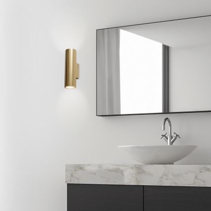 Brilagi - Επιτοίχιο φωτιστικό CRISPINA 2xGU10/10W/230V 20 εκ. χρυσό