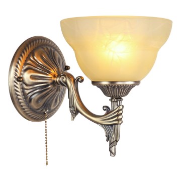 Brilagi - Επιτοίχιο φωτιστικό DAHLIA 1xE27/40W/230V μπρούτζινο