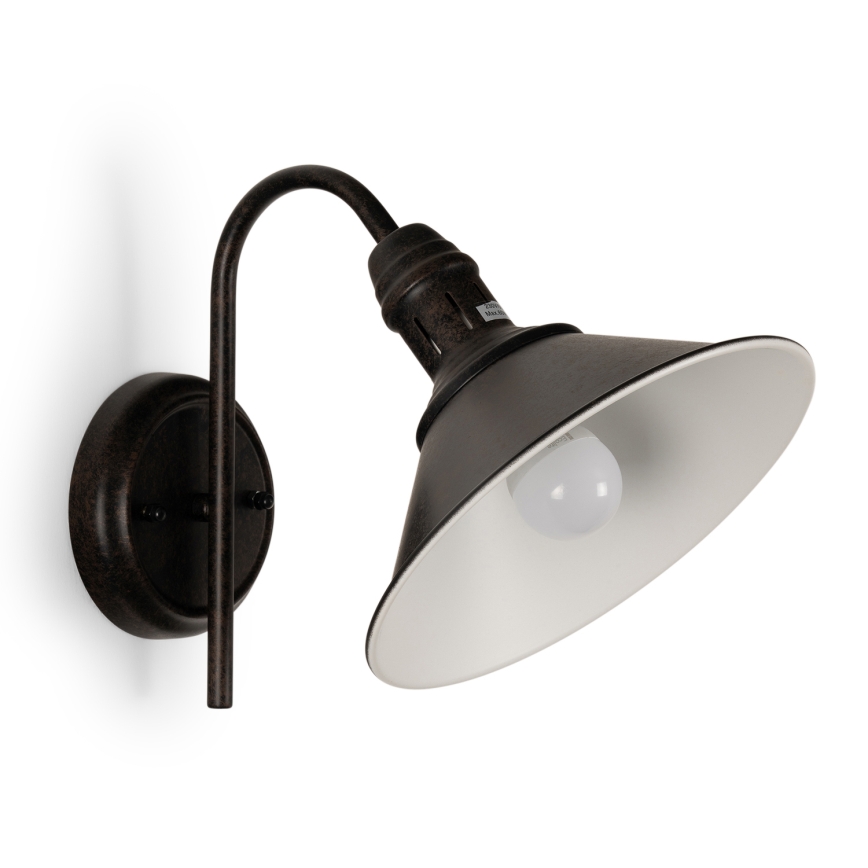 BRILAGI - Επιτοίχιο φωτιστικό FORGE 1xE27/60W/230V μαύρο