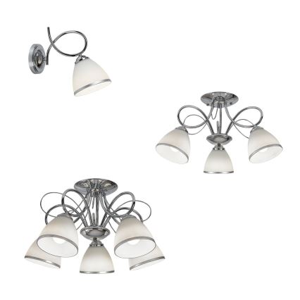 Brilagi - Επιτοίχιο φωτιστικό FRED 1xE27/60W/230V σε γυαλιστερό χρώμιο